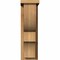 Ekena Millwork Ridgewood Rough Sawn Corbel w/Backplate, Western Red Cedar, 6"W x 12"D x 20"H COR06X12X20RID01RWR - alternate 3